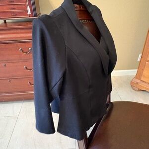 torrid studio peplum Black Tailored Blazer